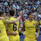 Celebració del gol de l'FC Andorra