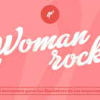 Cartell publicitri de la xerrada 'Woman Rocks?