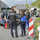 Un control de la gendarmeria a l’Ospitalet.