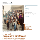 Cartell dels concerts d'orquestra simfònica