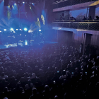 La banda de metal amb l’ONCA, ahir a l’Auditori.