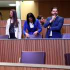 El grup d’Andorra Endavant, en una sessió del consell general.