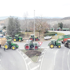 Tractors bloquejant la frontera.