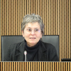 Sussana Vela en una sessió al Consell General