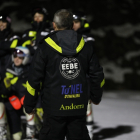 L’equip d’esquí estudi de la Federació Andorrana d’Esquí.