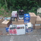 Tabac, alcohol i articles intervinguts per la gendarmeria en l'operació especial