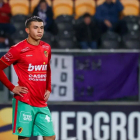 Juan David Fuentes, en un partit del curs anterior amb l’Oostende belga.