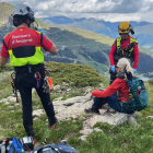 Una excursionista va haver de ser atesa pels bombers al Grau Roig