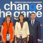 La ministra Mònica Bonell a la conferència mundial de l'esport a París