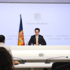 Guillem Casal a la roda de premsa posterior al consell de ministres