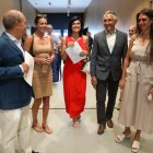 Montaner amb els consellers d’Andorra Endavant i el seu advocat.