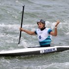 Mònica Doria, després de la final de canoa de dimecres.