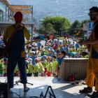 Activitats infantils ahir al matí a la plaça del Poble.