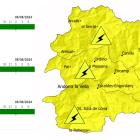 Avís groc des de la tarda fins la matinada