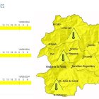 Avís groc per altes temperatures al Principat