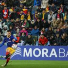 Aficionats, en un duel de l’FC Andorra.