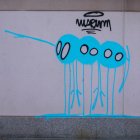 Un graffiti en un mur d’Andorra la Vella.

Foto Fernando Galindo