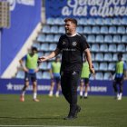 El tècnic Ferran Costa, en un entrenament.