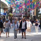 Turistes al centre d'Andorra la Vella