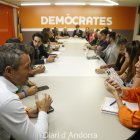 L'Executiva de Demòcrates reunida aquesta tarda