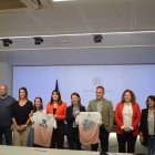 Les autoritats en la presentació de la campanya