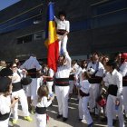 La primera actuació dels Castellers d’Andorra