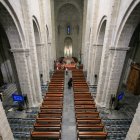 L’interior de la catedral de la Seu ahir.