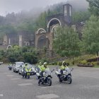 Formació dels motoristes escortes de la policia