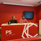 La roda de premsa del PS d'aquest matí