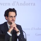 El ministre portaveu, Guillem Casal, en la roda de premsa posterior al consell de ministres d'aquesta tarda