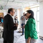 Visita d’obres al futur centre de dia.