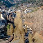 Simulació del futur vial de la Massana.