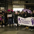 Manifestació pel Dia de la dona.