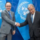 Espot i el secretari general de l’ONU.