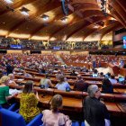 L'hemicicle del consell d'Europa on es celebra l'assemblea parlamentària