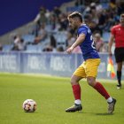 Martí Vilà, durant el partit contra el Real Unión.