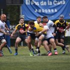 Un instant del partit entre el VPC XV i el Fénix a Prada de Moles