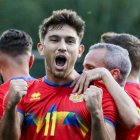 Berto celebra el primer gol