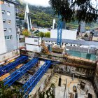 Construcció dels habitatges socials al carrer del Pessebre