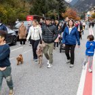 Alguns dels assistents a la Marxa Popular, a la Massana