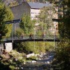 Obres al pont de la Mola d'Encamp