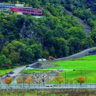 Camions i màquines treballant ahir als terrenys de la Margineda.