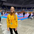 Aina Padilla es va penjar la medalla de plata