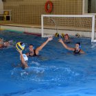 Un entrenament del Club Natació Sant Andreu.