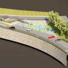 Nou aparcament i pista multiesportiva que es farà a Anyós