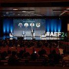 Una de les taules rodones en el marc de la segona edició de l'Andorra Economic Forum.