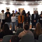 Foto de família de la sessió del Consell de Joves celebrada aquest dimarts.