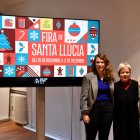 La consellera de Turisme del comú de Sant Julià de Lòria, Judith López, amb la cap de Turisme, Canòlich Ribot, i la tècnica de producció de producte turístic, Jana Vila.