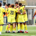 Els jugadors del Ranger’s celebren un dels gols.