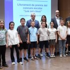 Lliurament de premis d'un concurs escolar